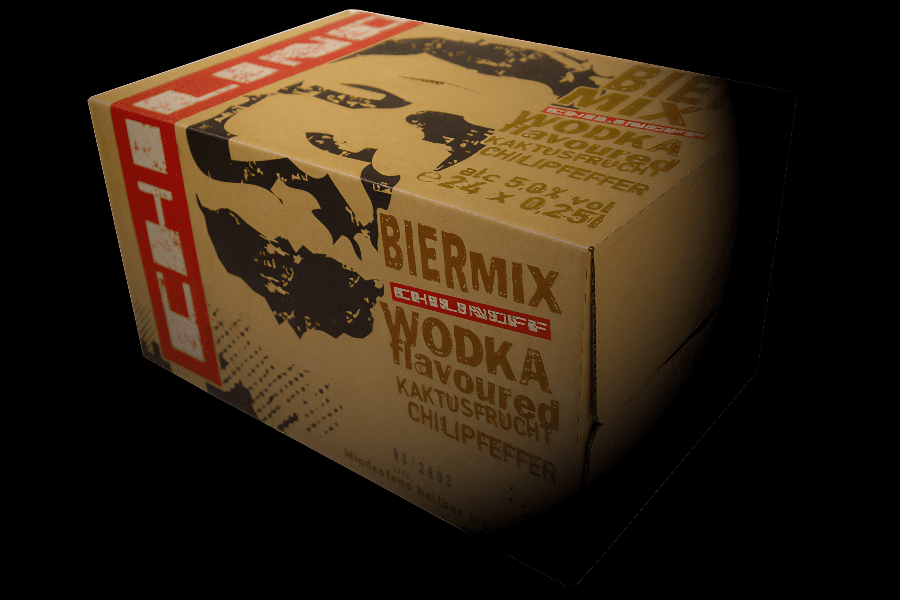 Biermix Wodka Kaktusfrucht Chili Pfeffer box