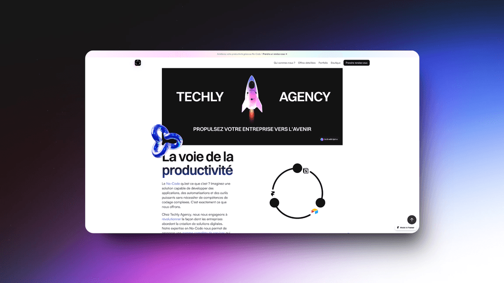 Techly Agency Home Page