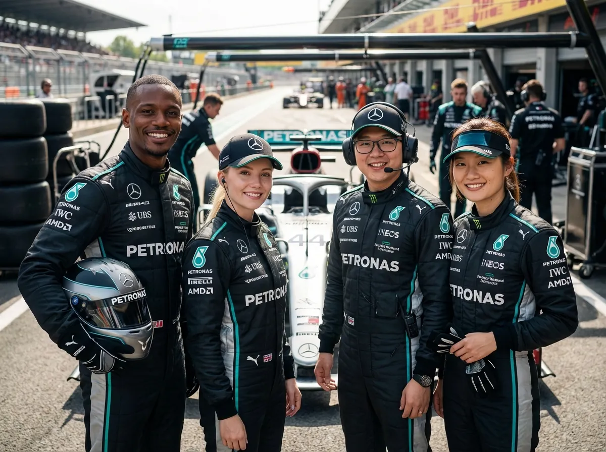 Transformation IA thème formule 1 - PhotoBooth AI