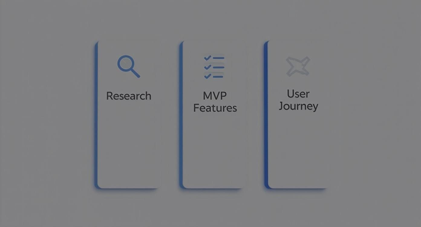 Infographic about mobile app development for startups