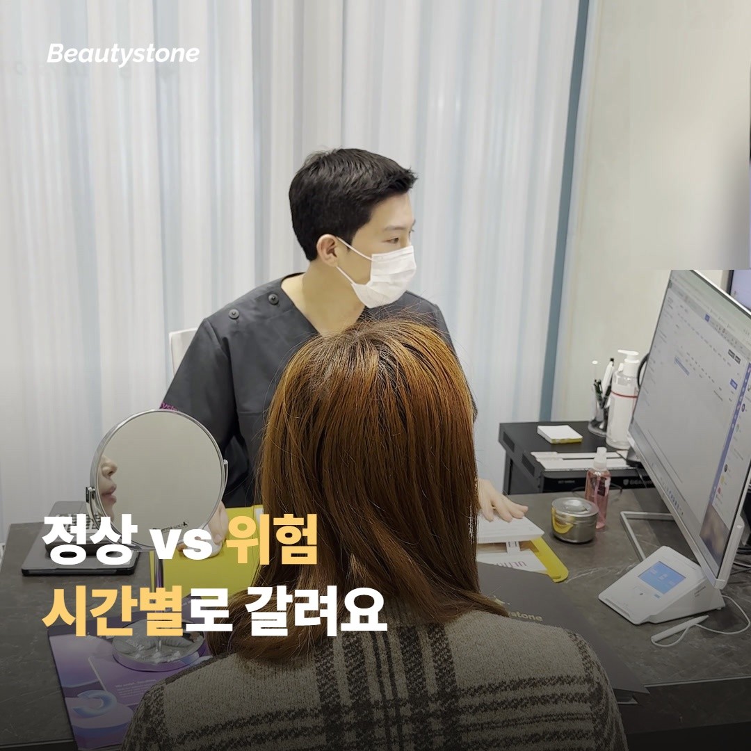 정상 vs 위험 — 시간별 체크 포인트