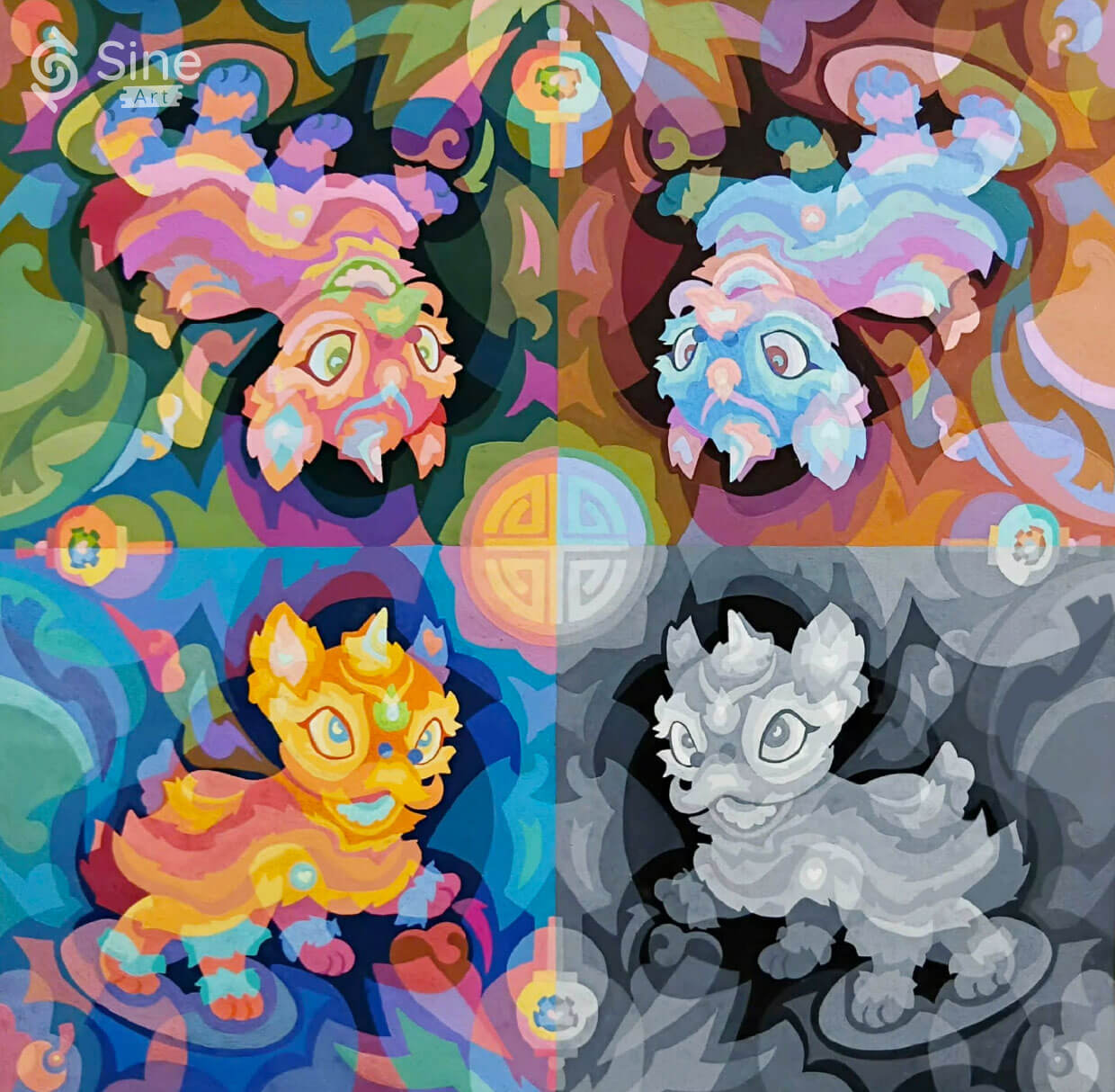 Bài trang trí màu