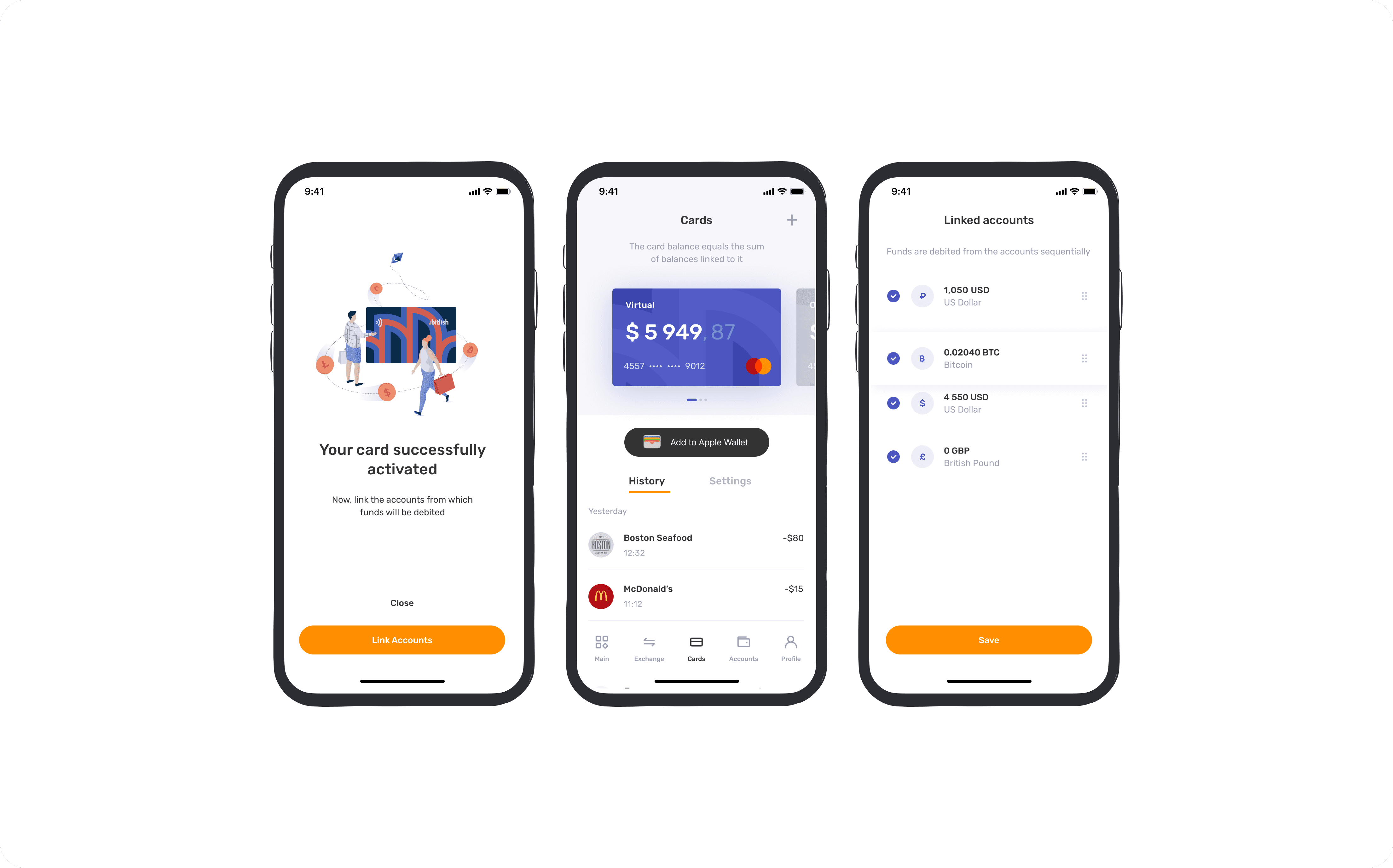 Crypto neobank UI kit