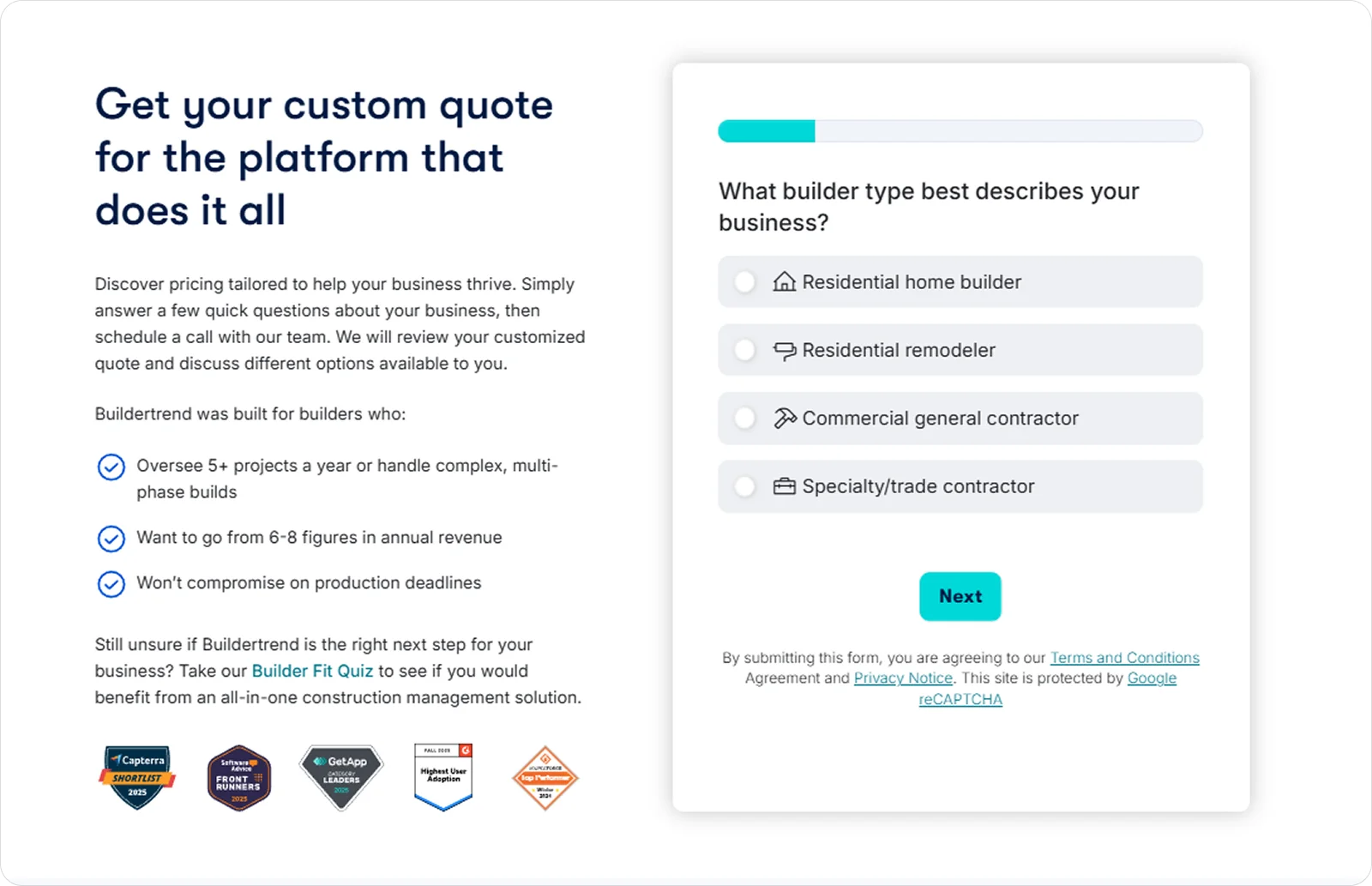 buildertrend-pricing