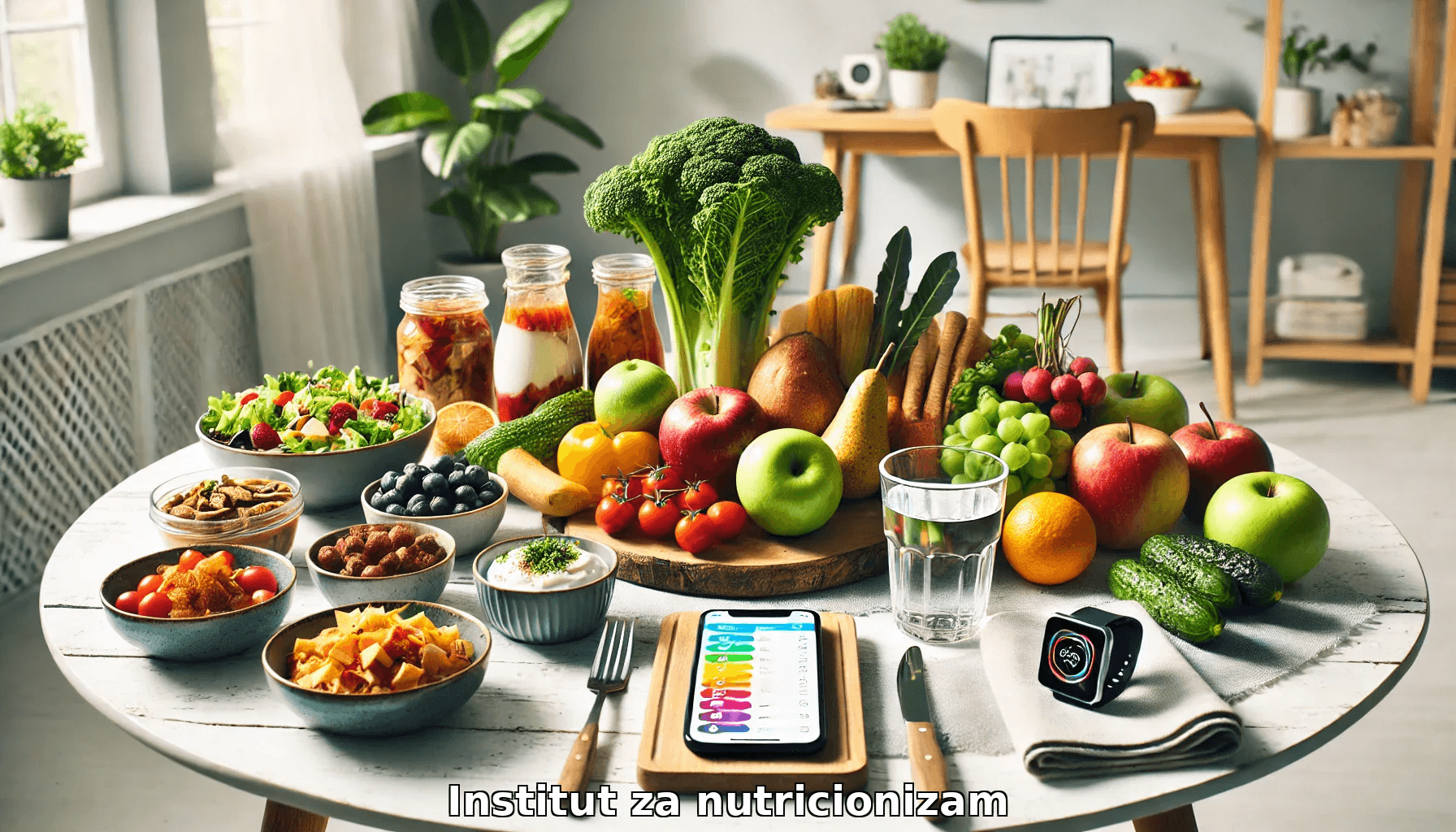 The image features an intricate network of white, web-like structures set against a deep blue background.