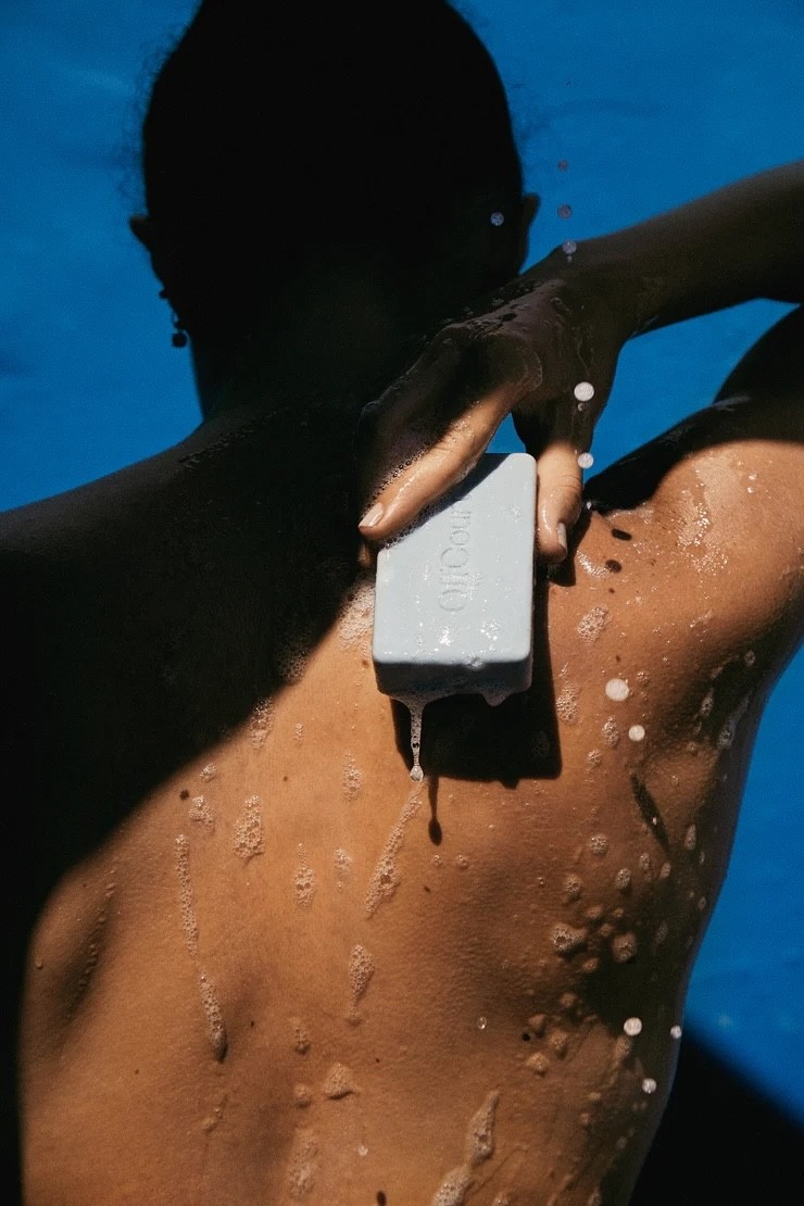 Offcourt Product Lifestyle Shot Soap Outside