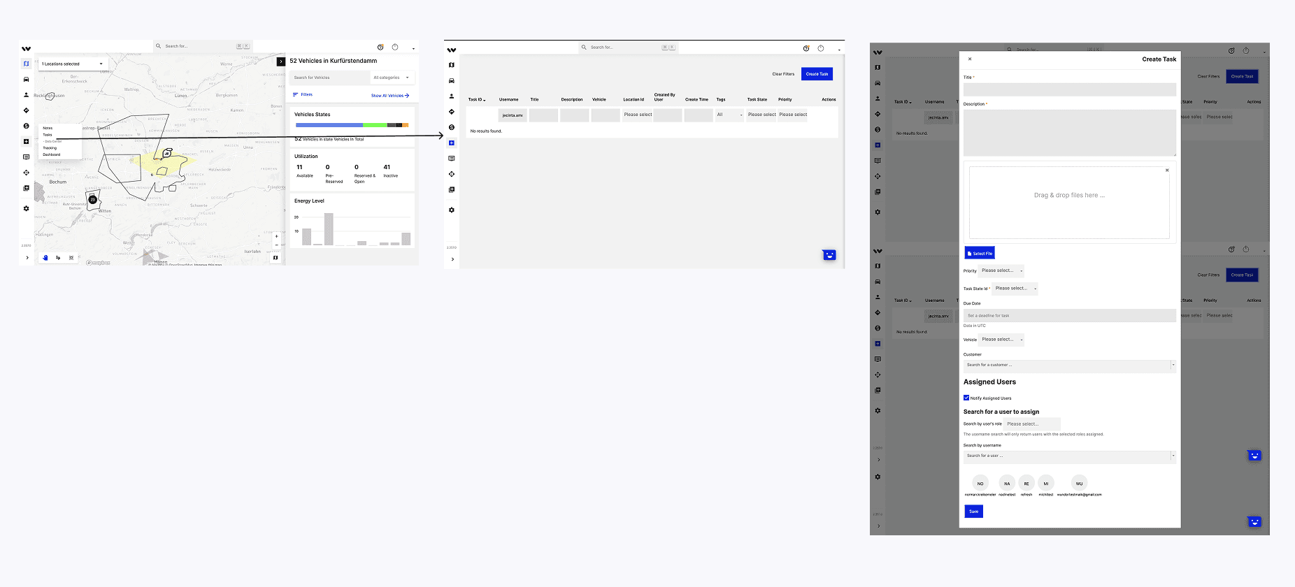 Current Task management Feature (Desktop)