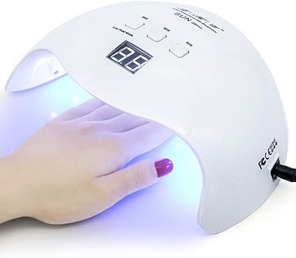 Uv nail lamp enhances the room with its unique design.