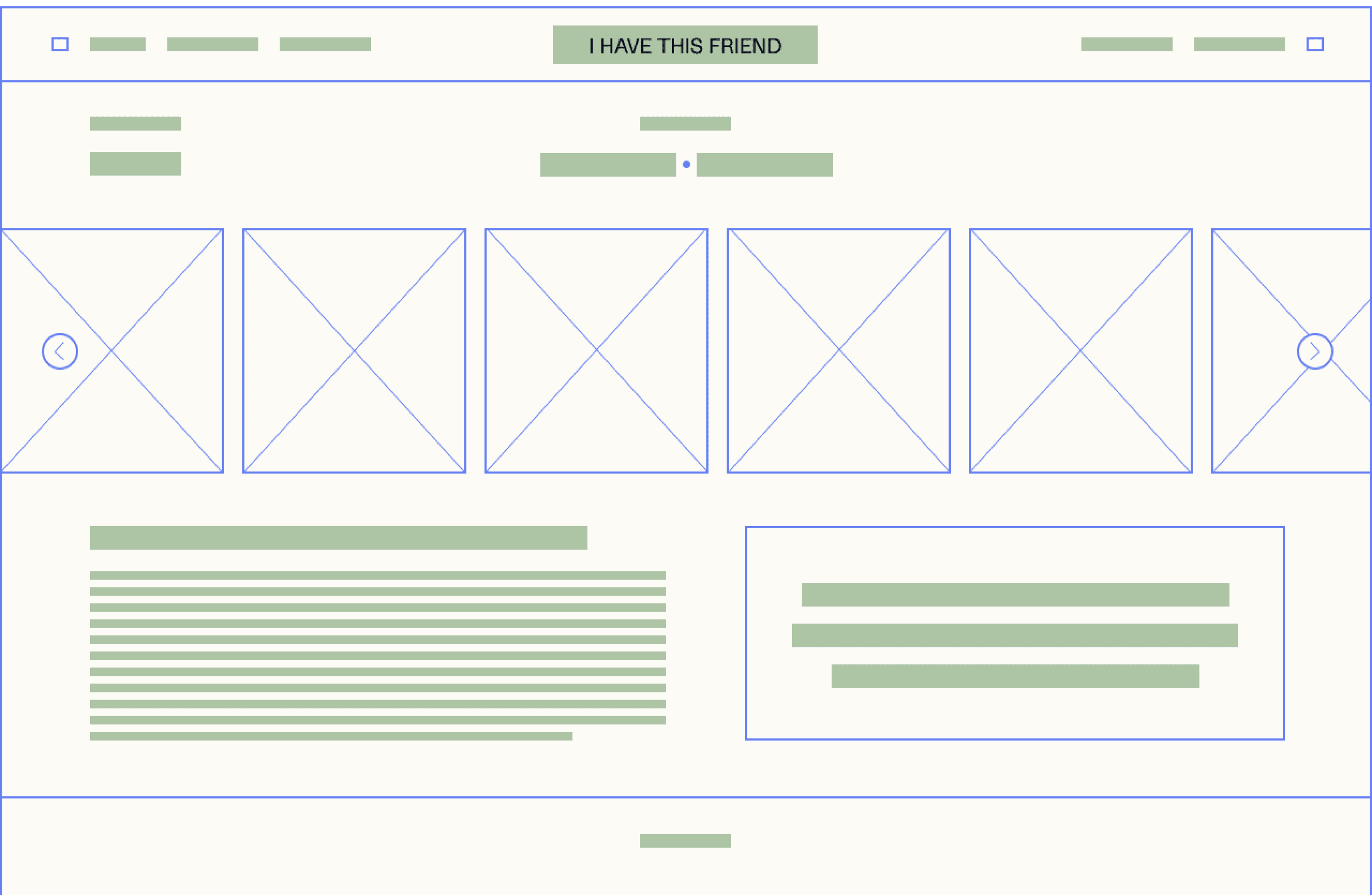 profile page low fidelity wireframe