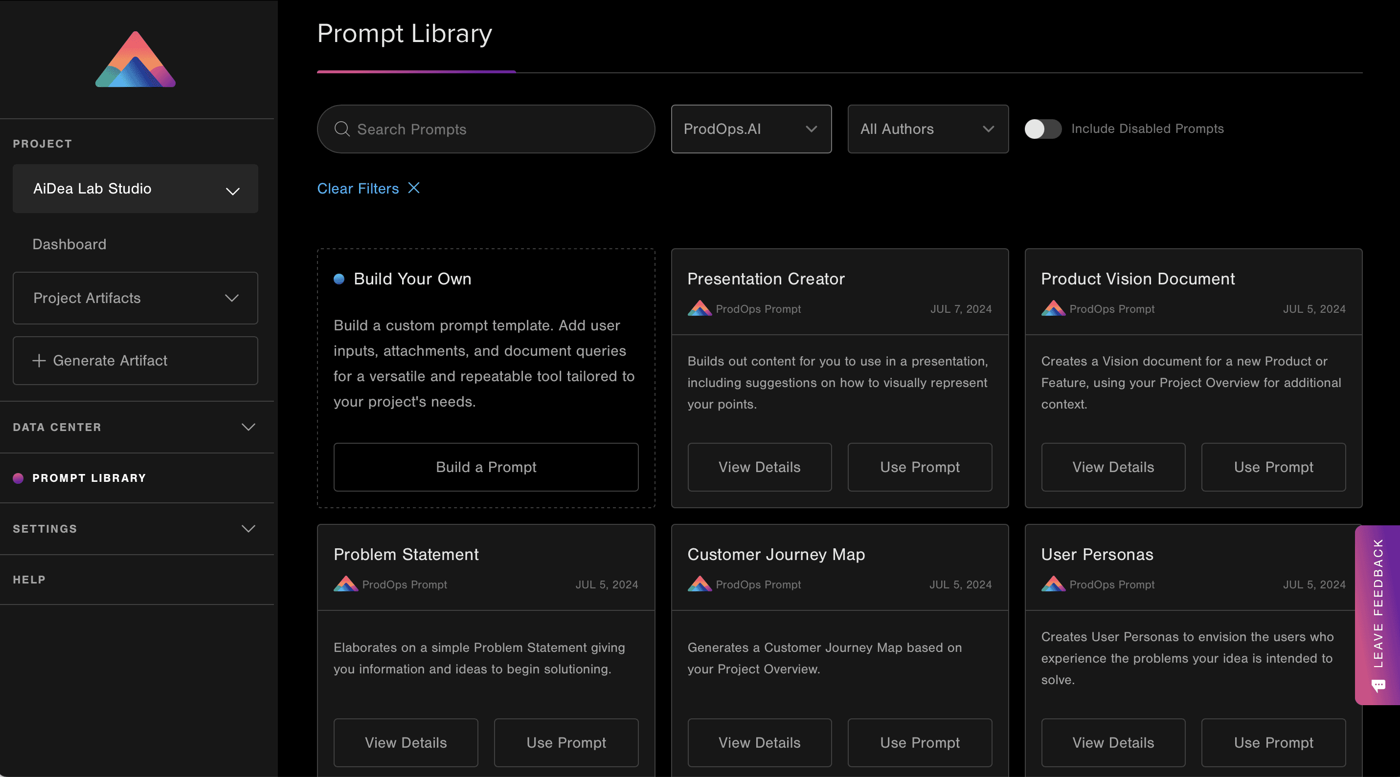 AiDea Labs - AI Platform for Your StartUp