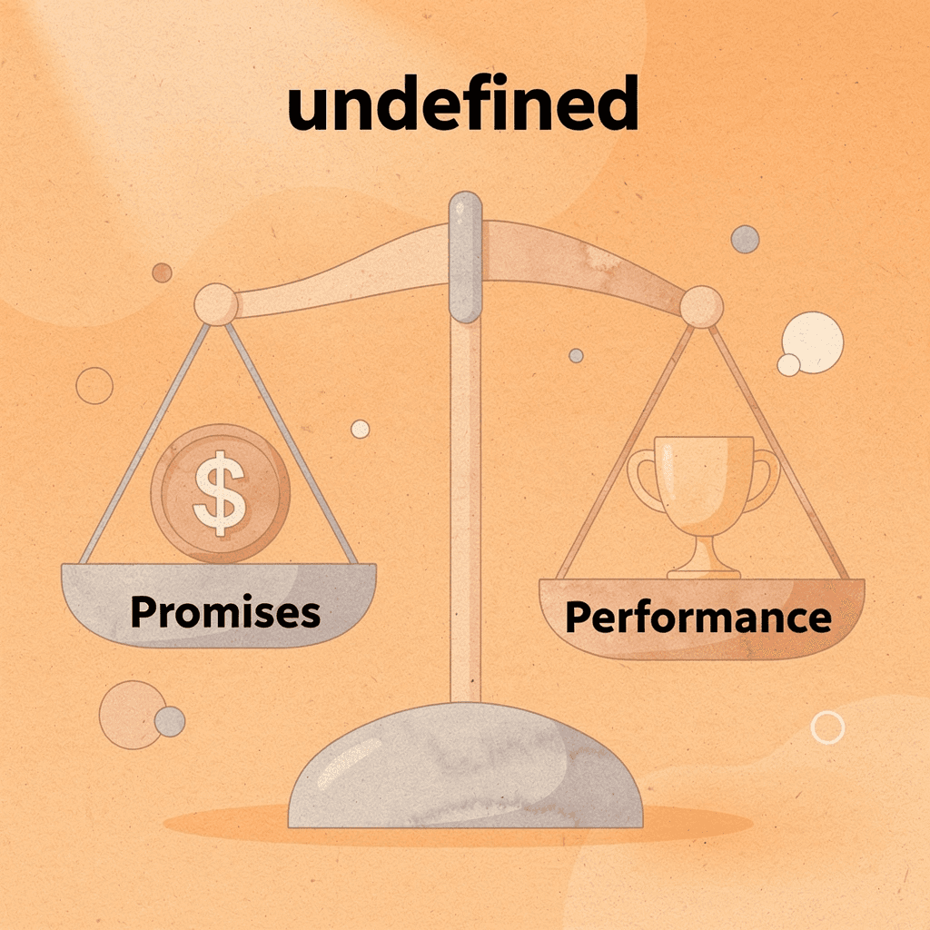 Scale comparing expensive promises versus proven performance - Search Engine Optimization Agency