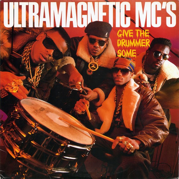 image of ultramagnetic MC's give the drummer som