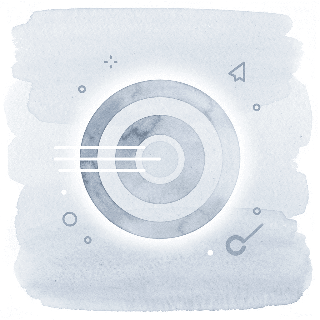 Target icon representing focused trading acceleration