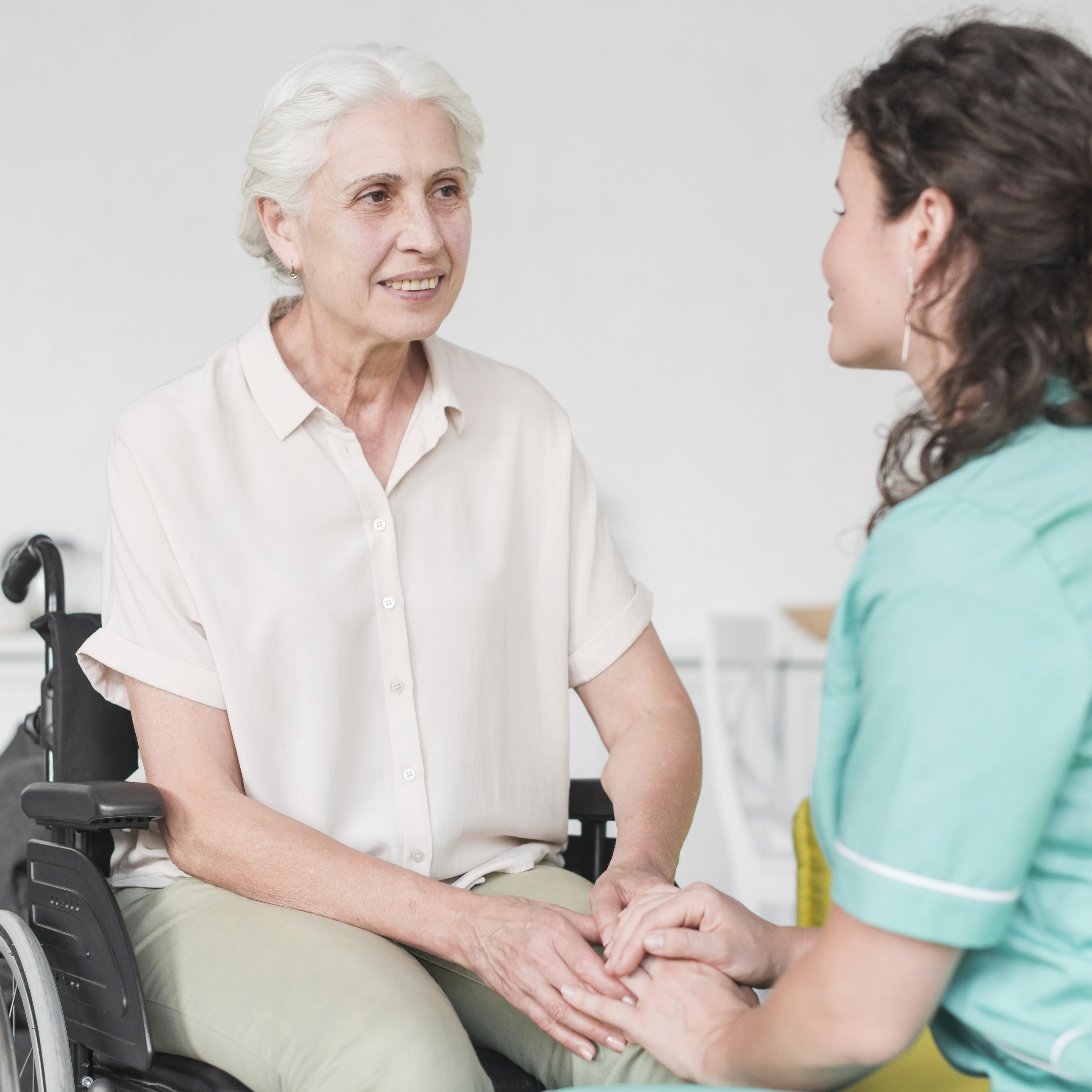 Mental health professional using CompliantChatGPT on a tablet to generate clinical notes and progress reports efficiently, focusing on patient care instead of paperwork.