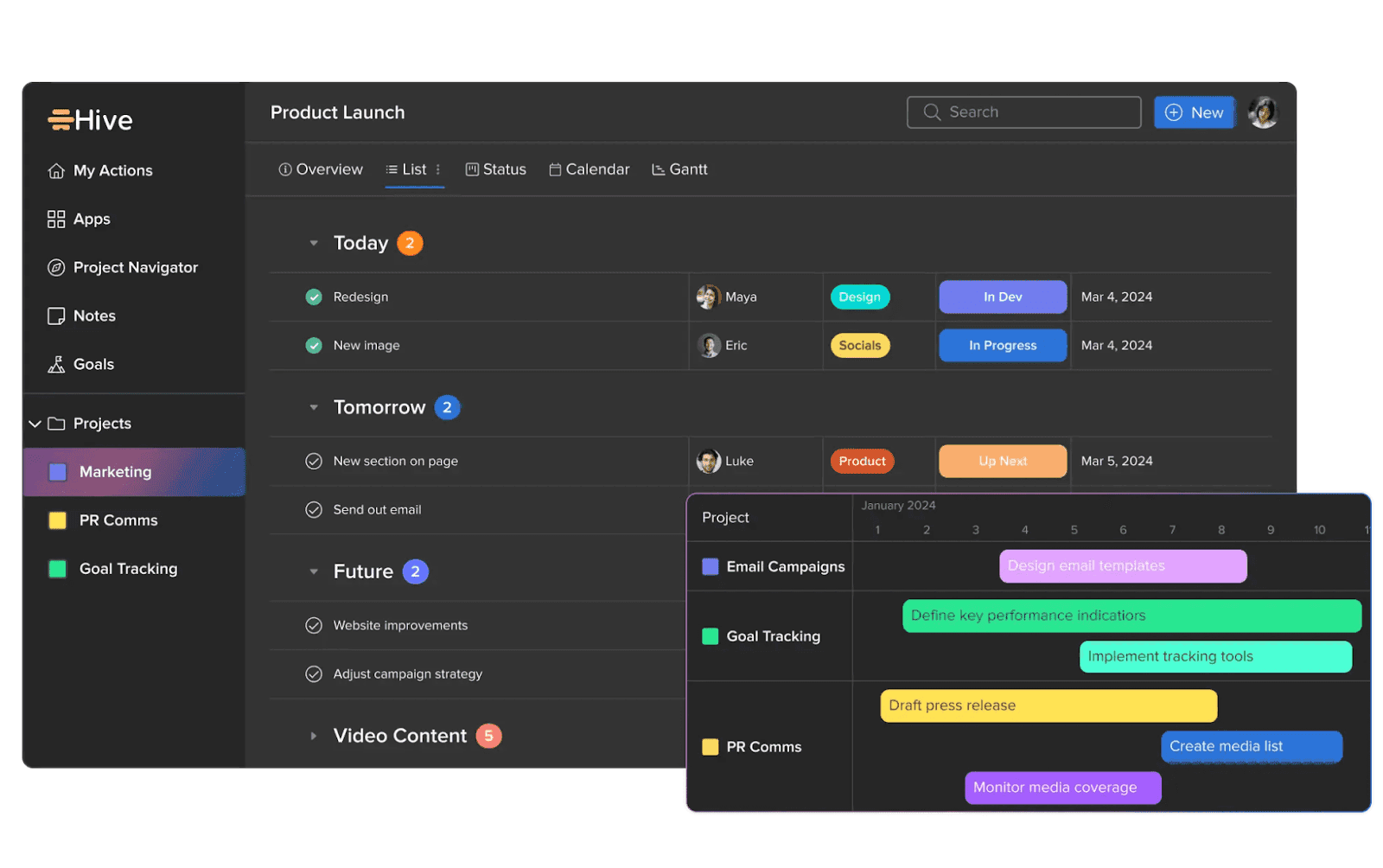 hive working space for business management&nbsp;