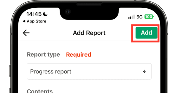 Reporintg App | Kanna