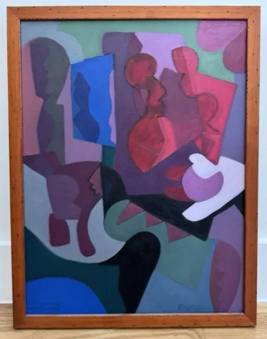 'Marriage Dinner' by Ben Feldshuh, oil painting