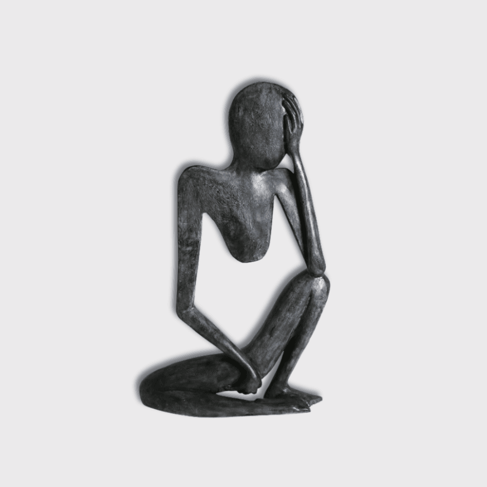 Sculpture Pensi en bois