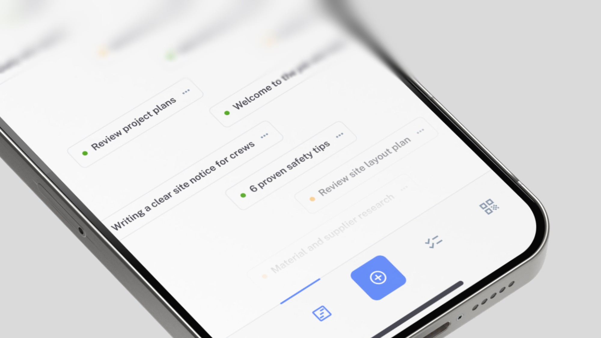 Bird mobile view of schedule app design by Gneis