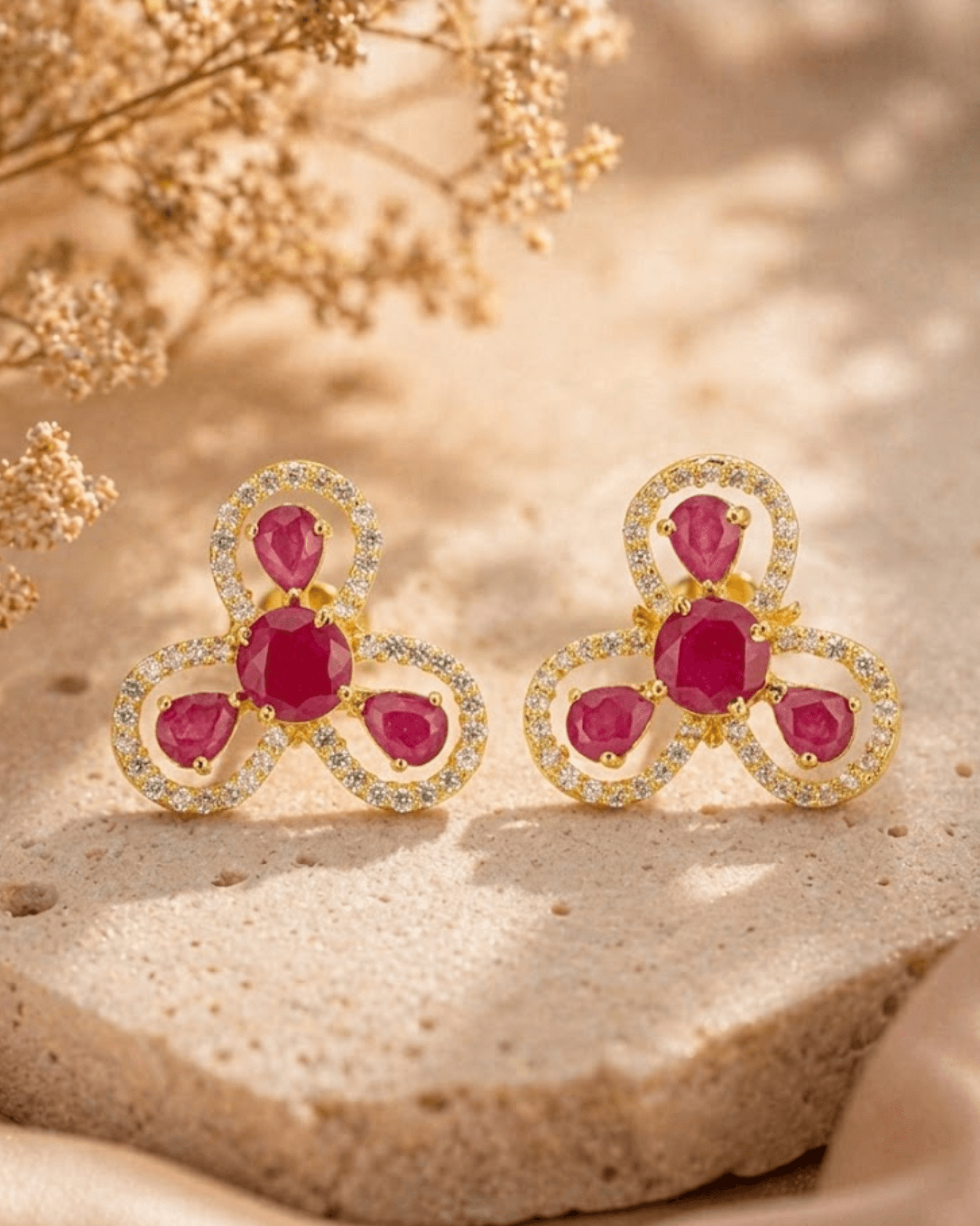 Three way earrings
