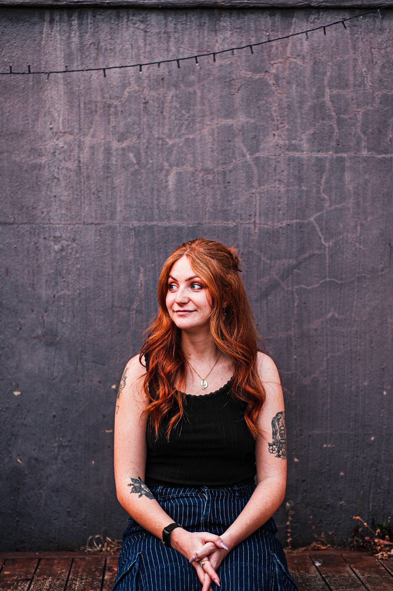 Commercial photography by JamesTheLyon for PixelSpaces — events, gigs, headshots, people, and architecture — headshot of actor actress for extra movie tv star ginger model girl woman with long curly hair