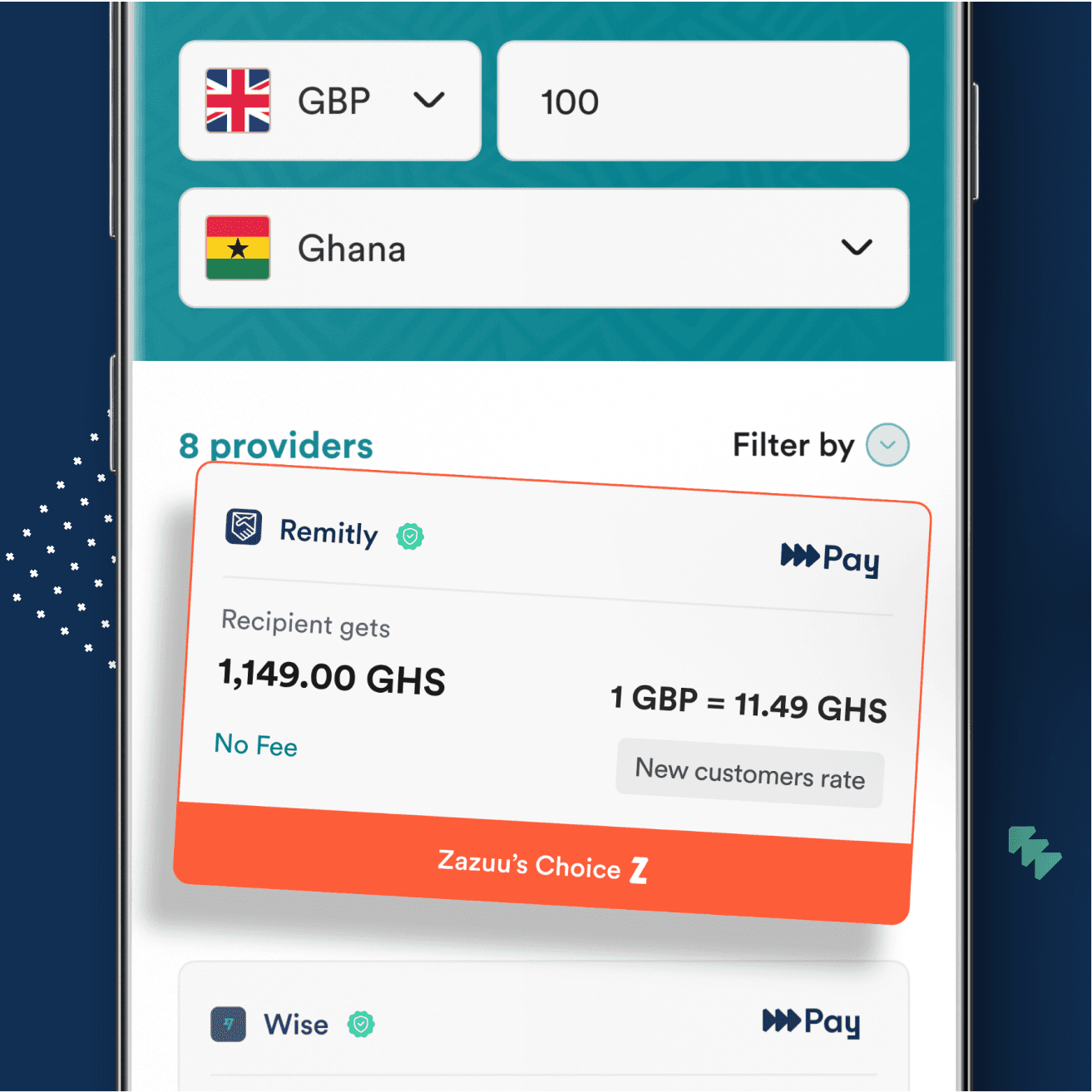 a cellphone leaning against a wall