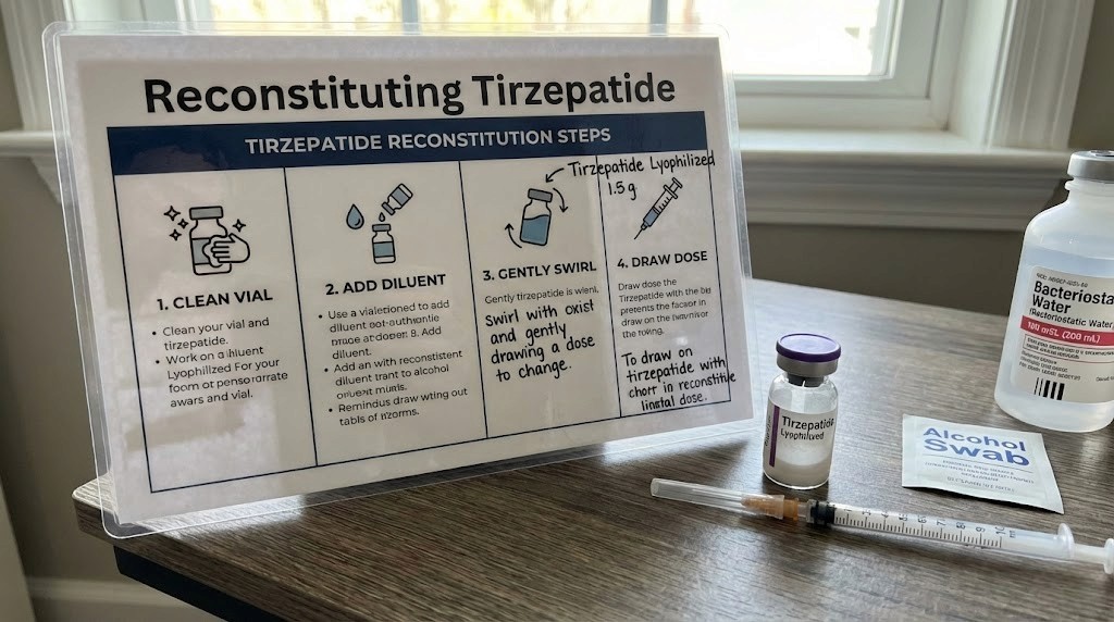 Reconstituting tirzepatide chart