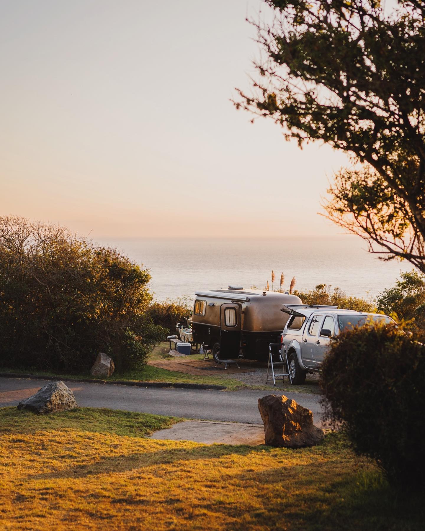 View overlooking the Pacific Ocean at Big Sur.
