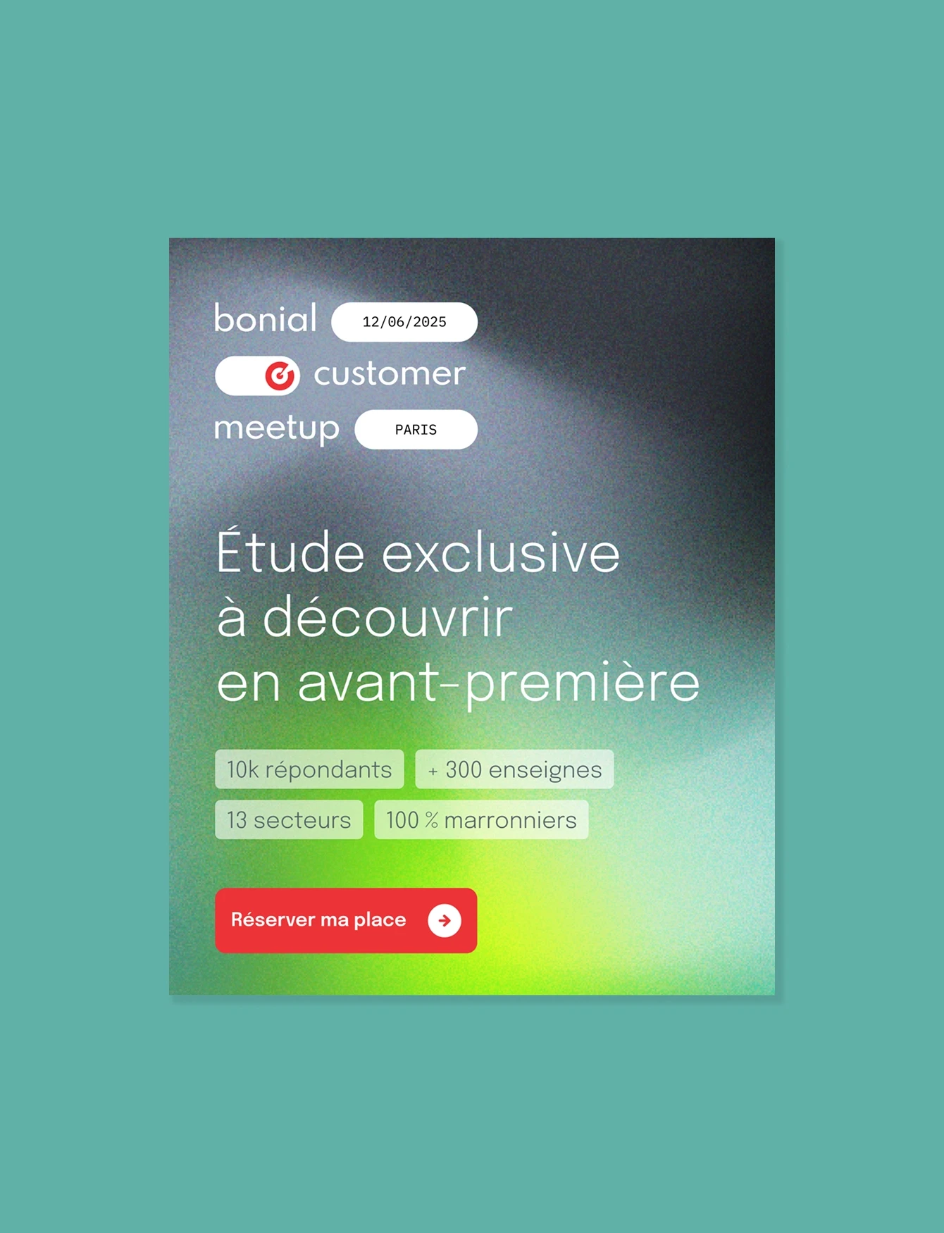 Social post étude exclusive Bonial Customer Meetup