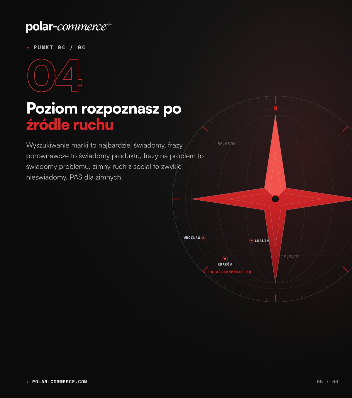 Poziom rozpoznasz po źródle ruchu