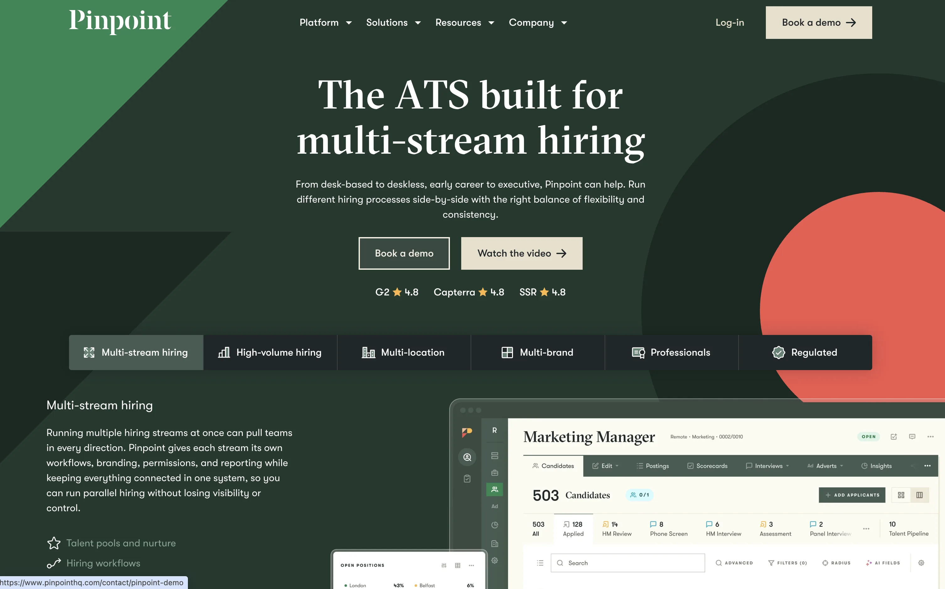 Pinpoint Homepage