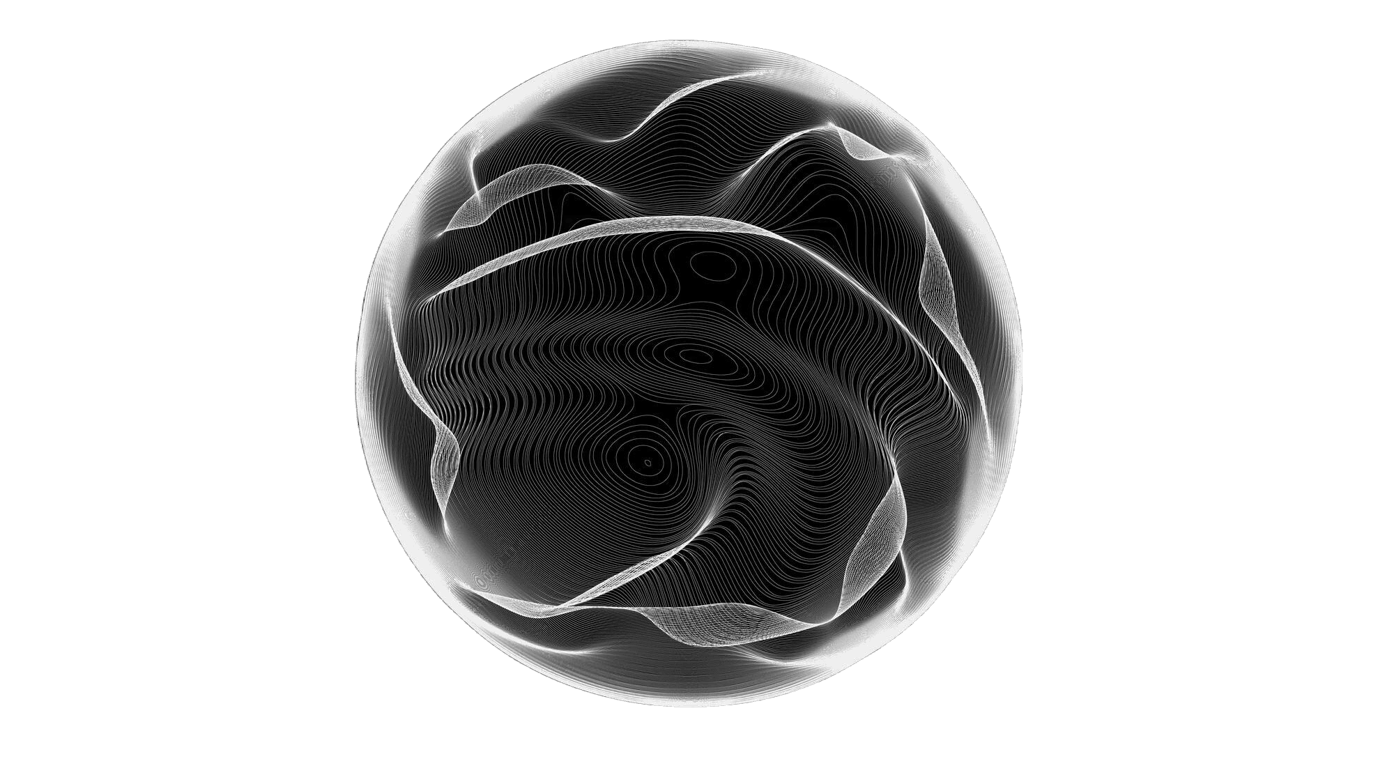 Grey metallic flower shaped object