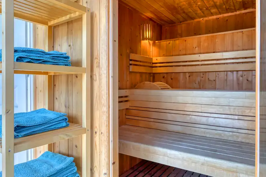 Sauna privatisé accessible au Cottage Étretat à la Villa Argonne