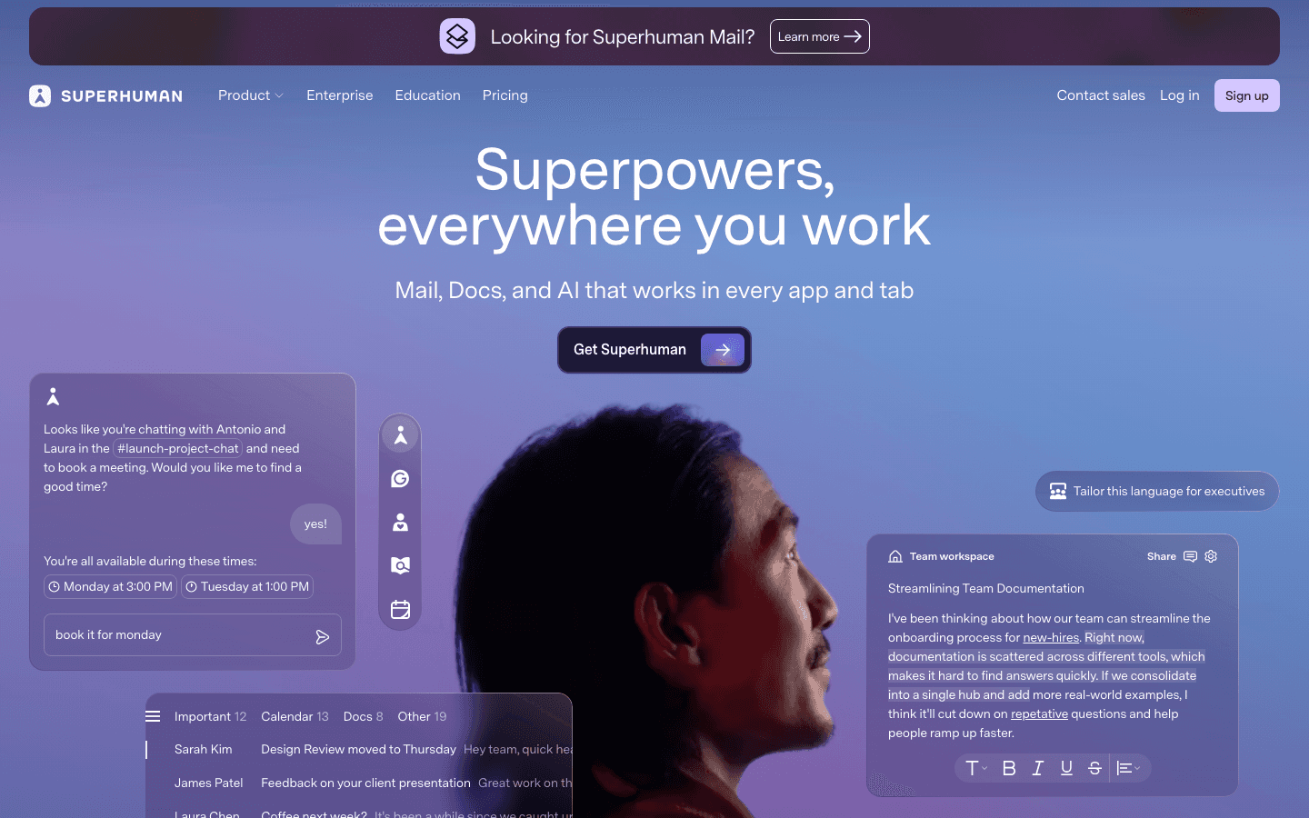 Superhuman app screenshot