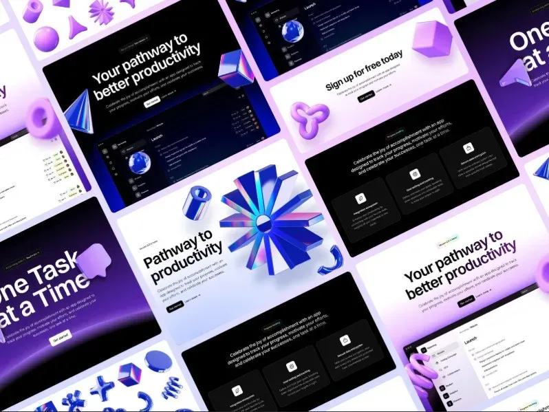 blocks framer website template