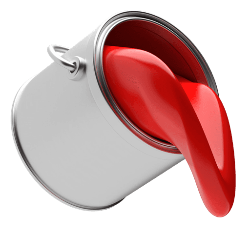 3D paint bucket illustration