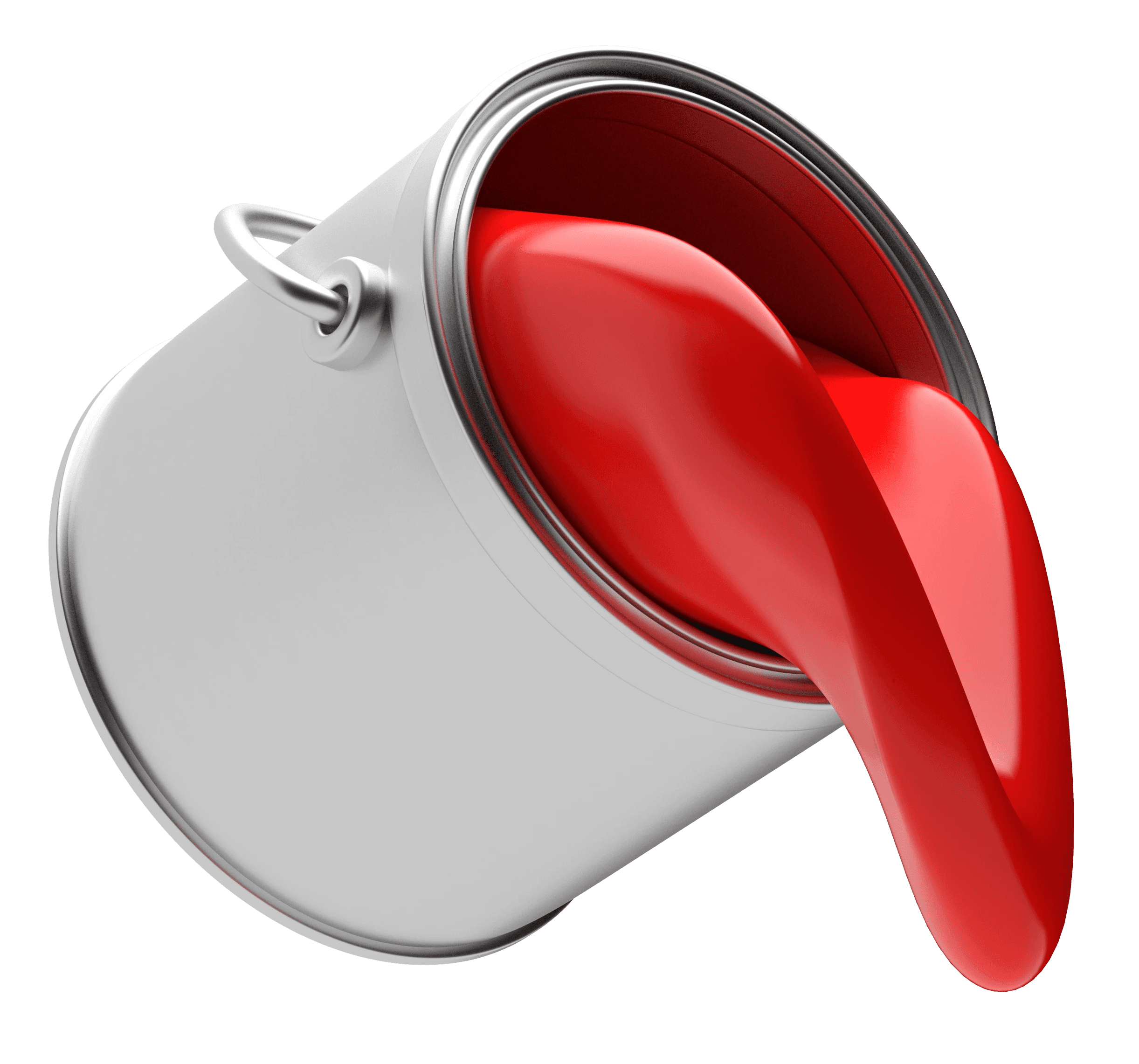 3D paint bucket illustration