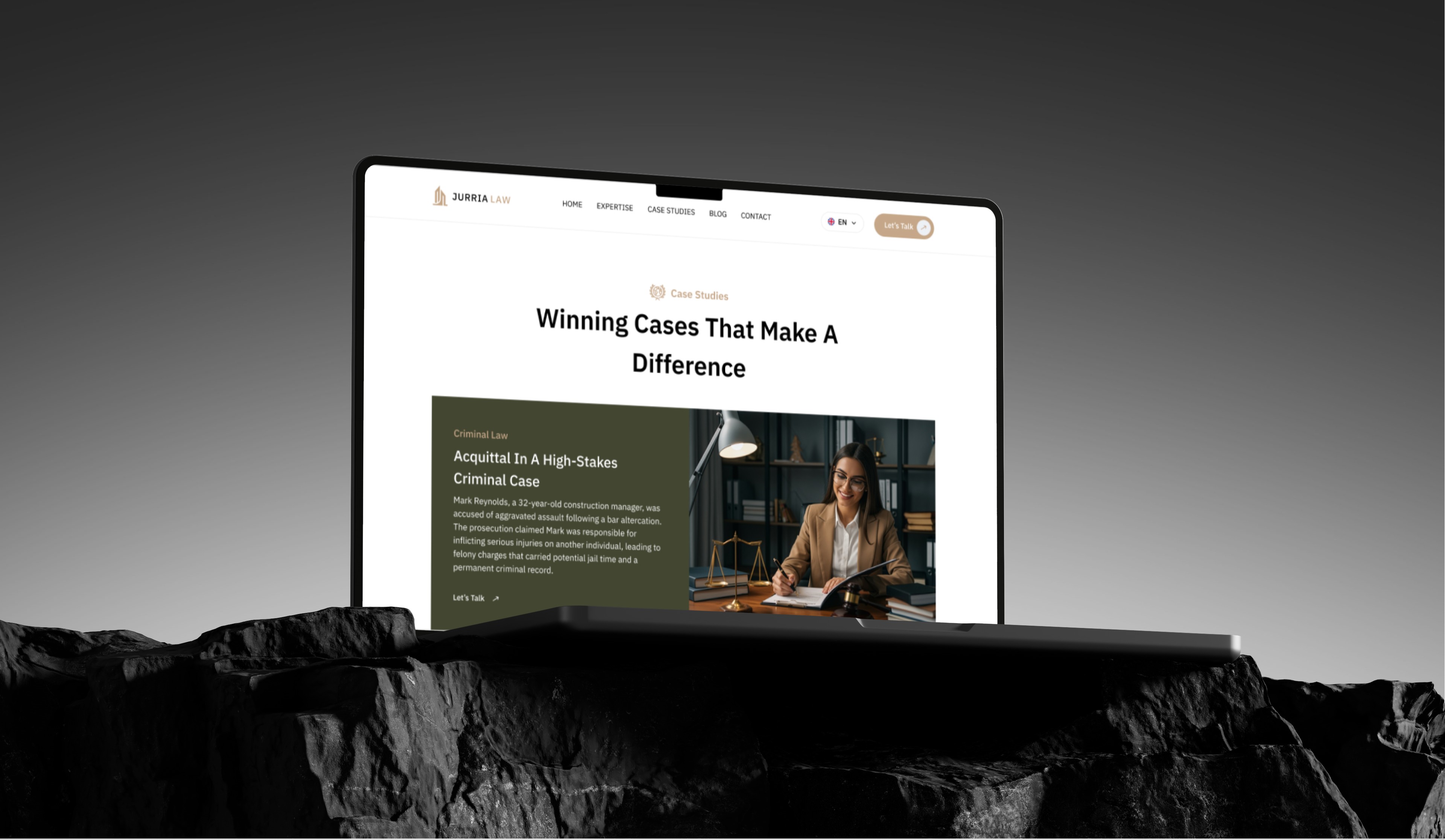 دع عملائك الرائعون يرون مدي احترافية مكتبك للمحاماة من خلال موقعك الذي تم تنفيذع علي فريمر من خلال Virox