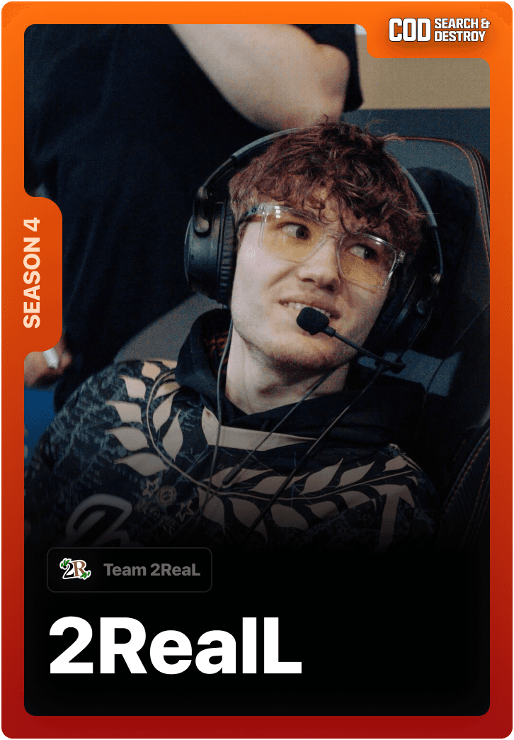 2ReaLL Call of Duty pro gamer featured in 1v1Me esports staking matches