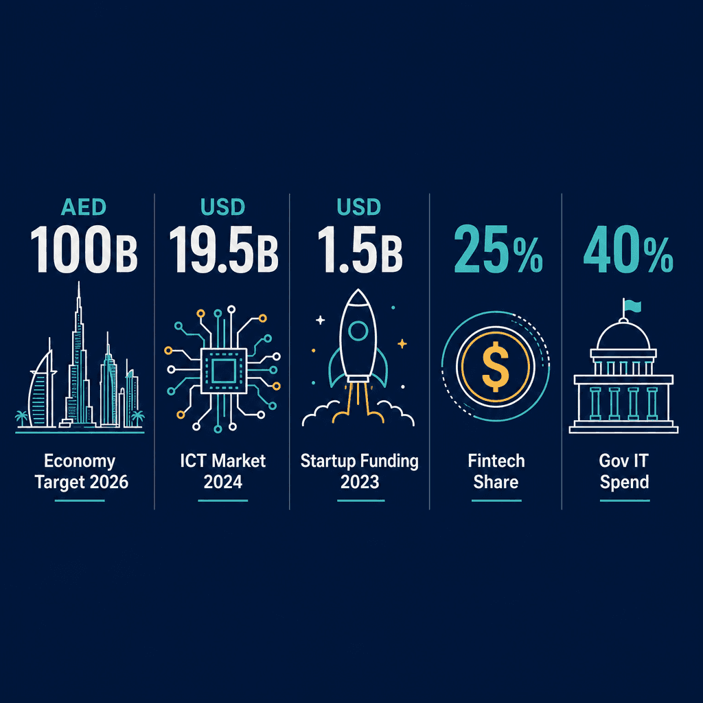 Infographic: IT Companies in Dubai vs Emerging Tech Startups: Trends and Opportunities