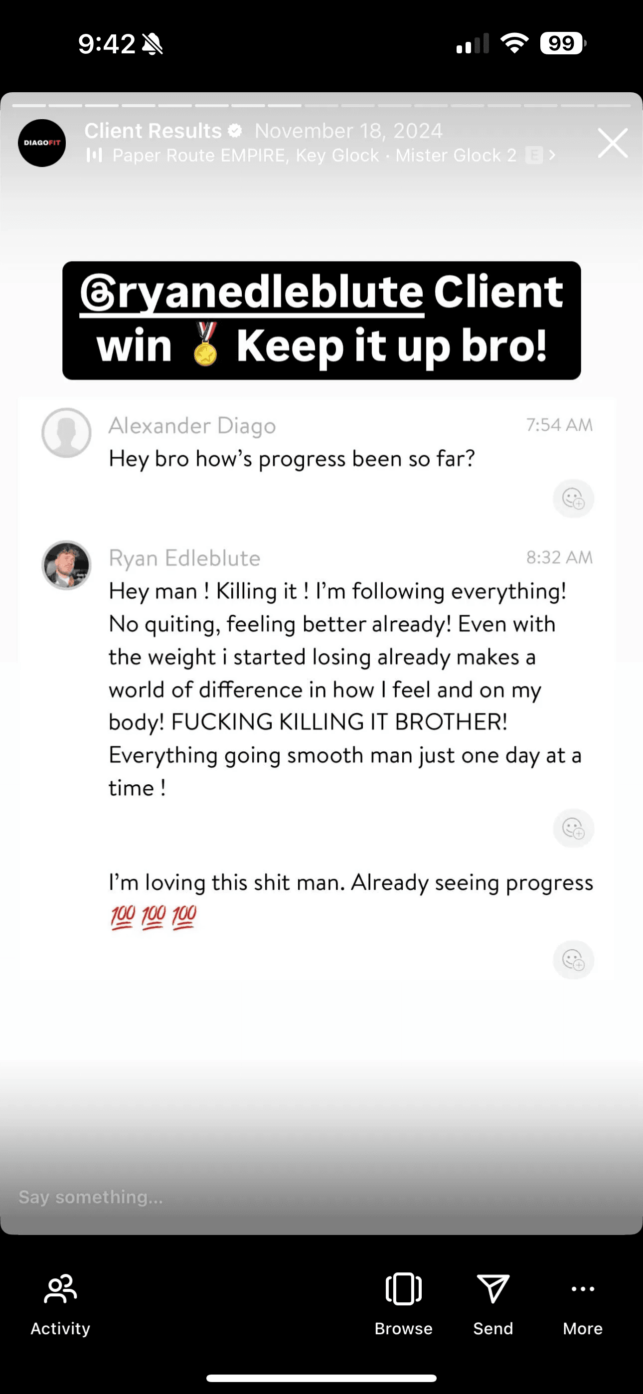 Diagofit conversation 1