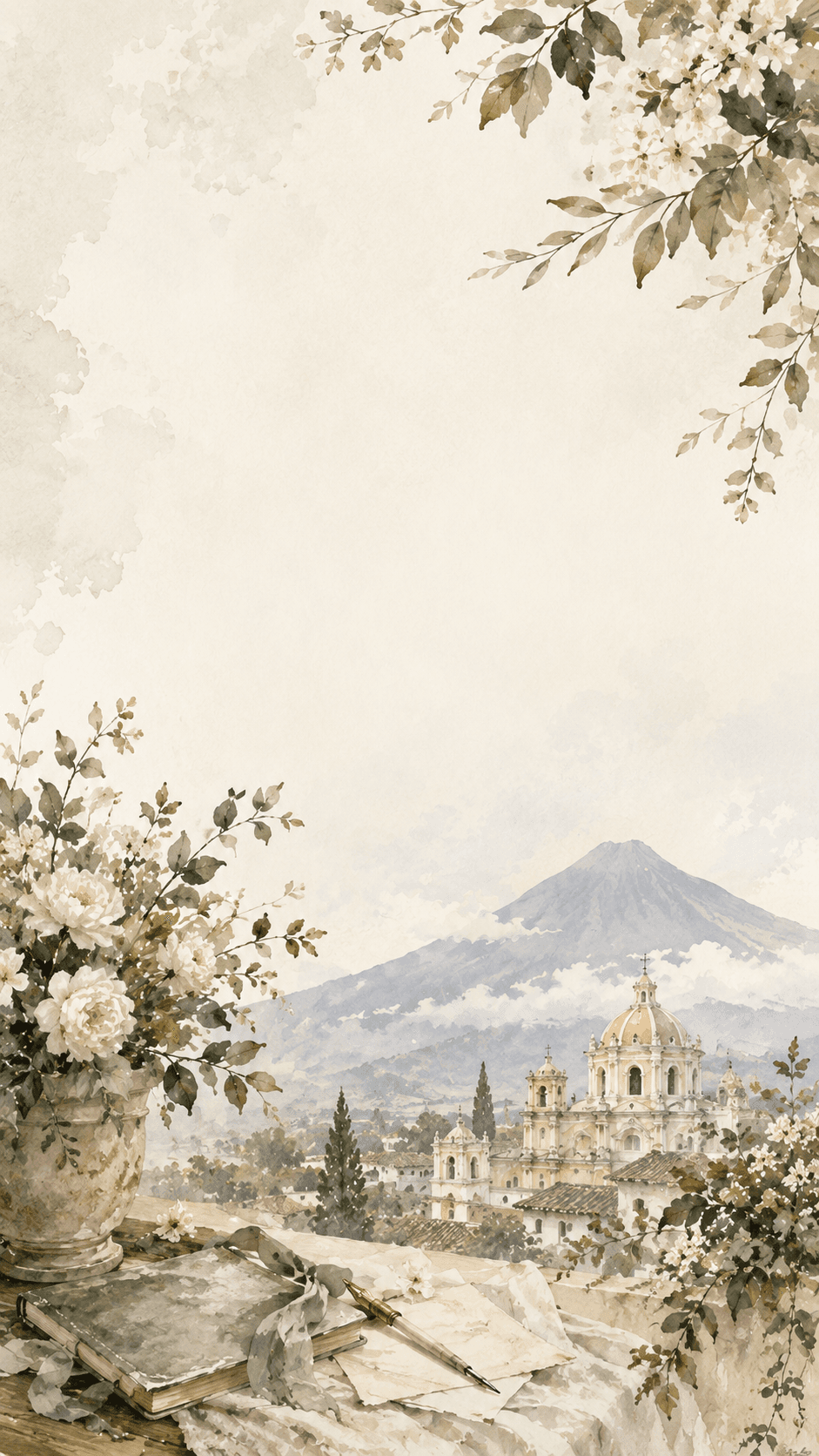 Wedding information artwork