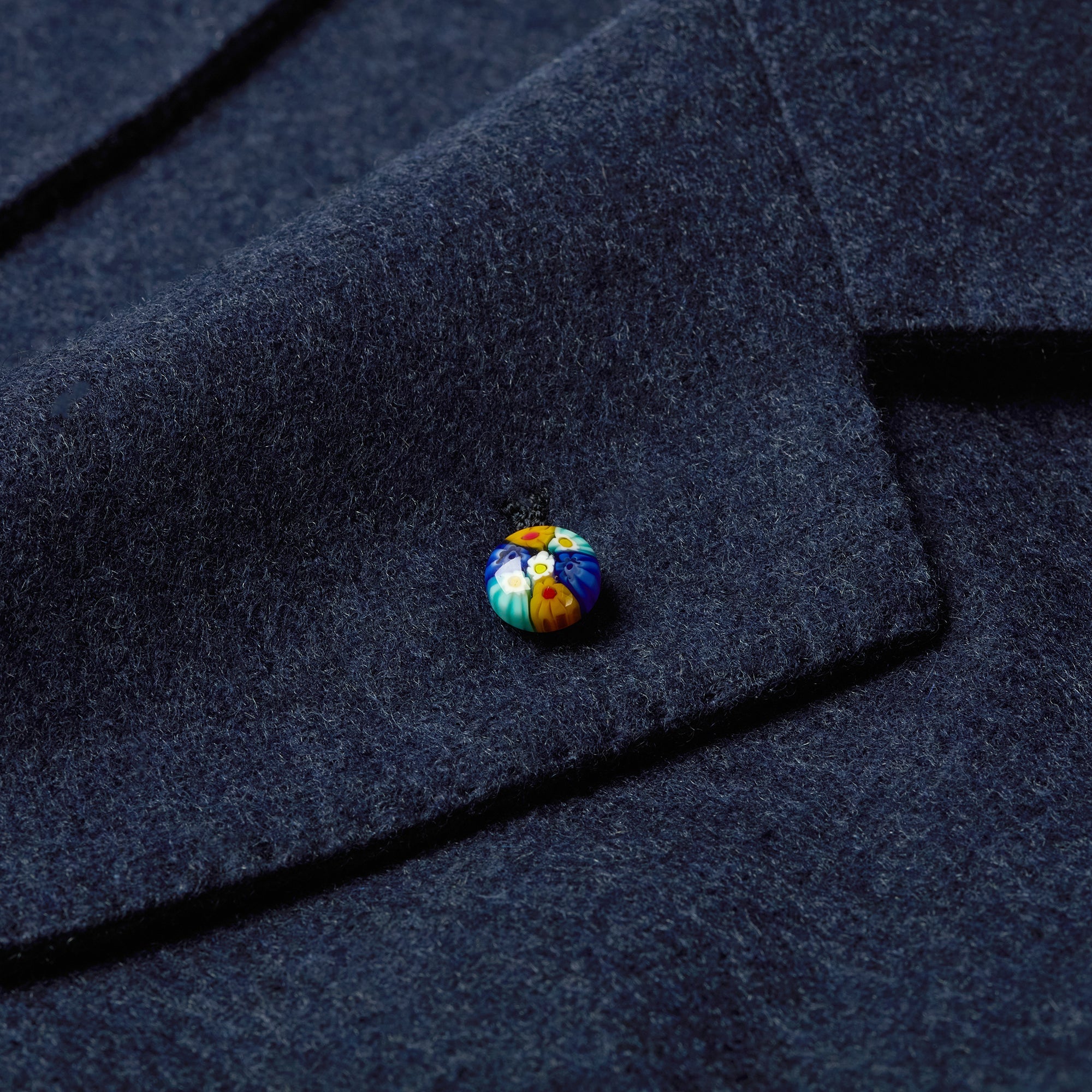 Belvest Navy Cashmere Blazer - Mandelli UK