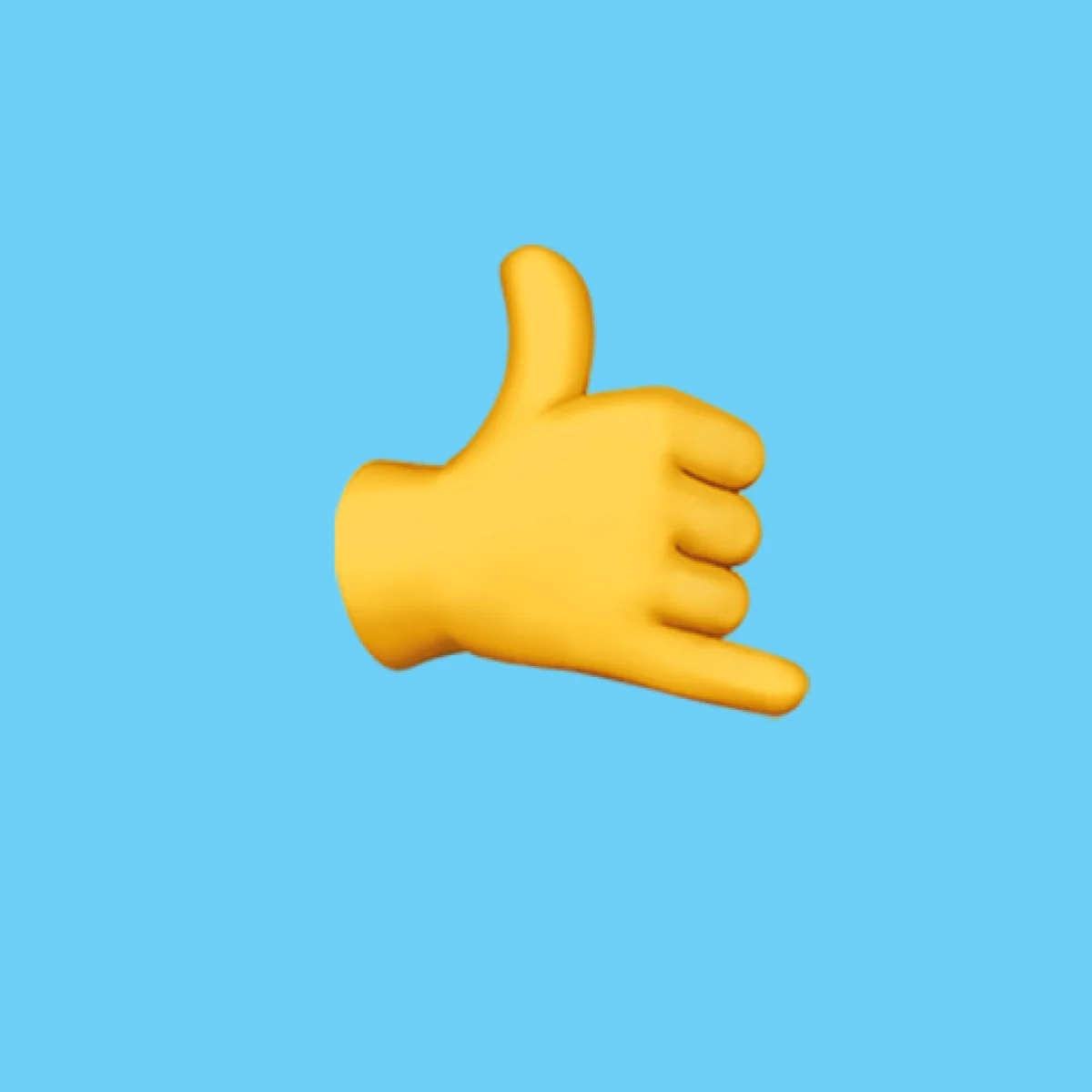 An image of the hang cool emoji