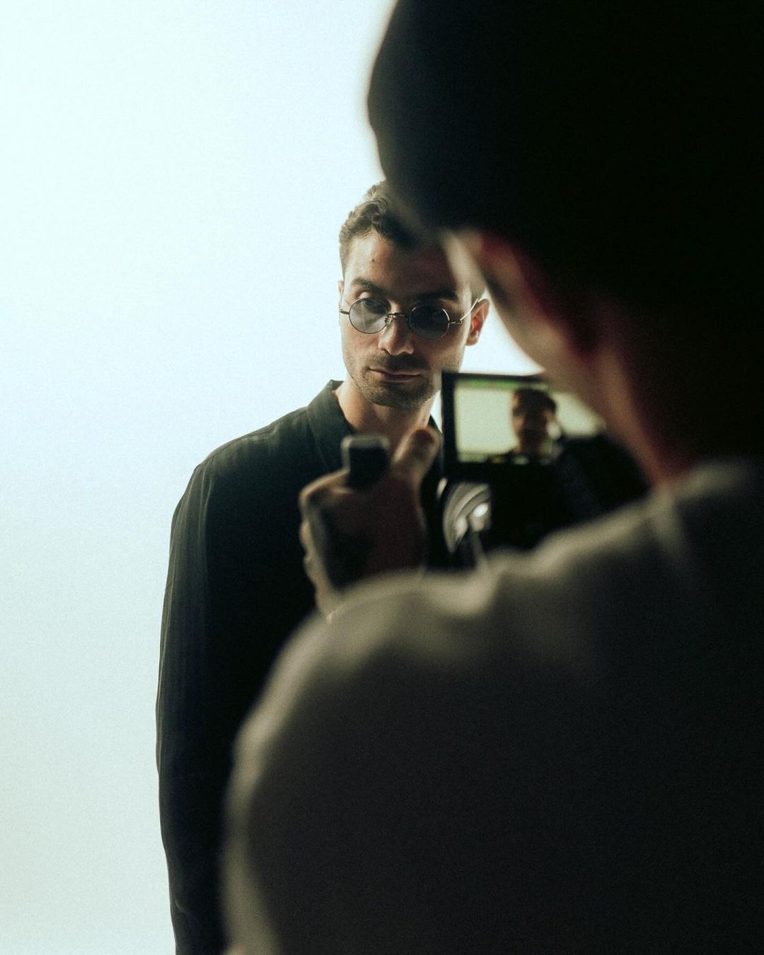 berky at lea musicvideo shooting in sony studios berlin