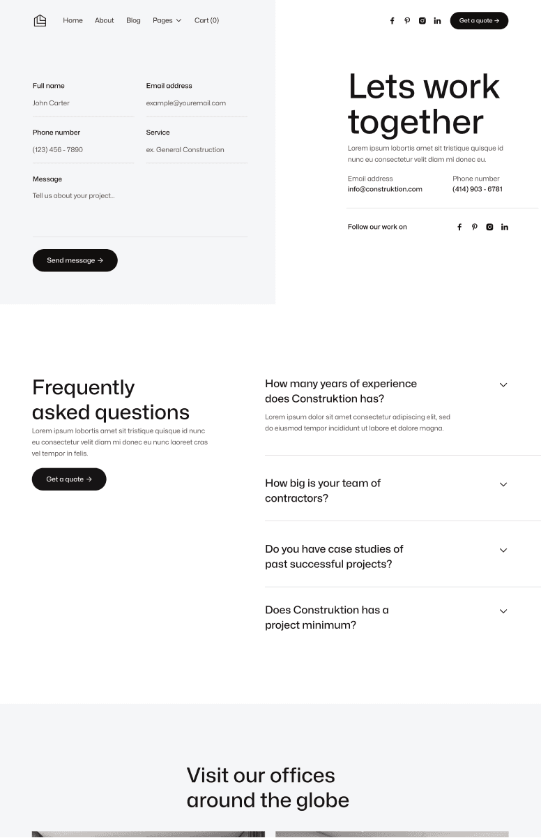 Home V1 - Doctr X Framer Template