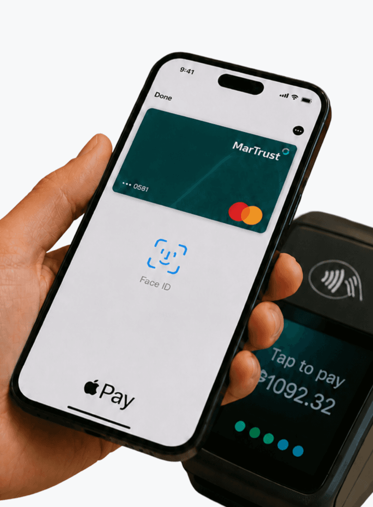 MarTrust card and mobile account