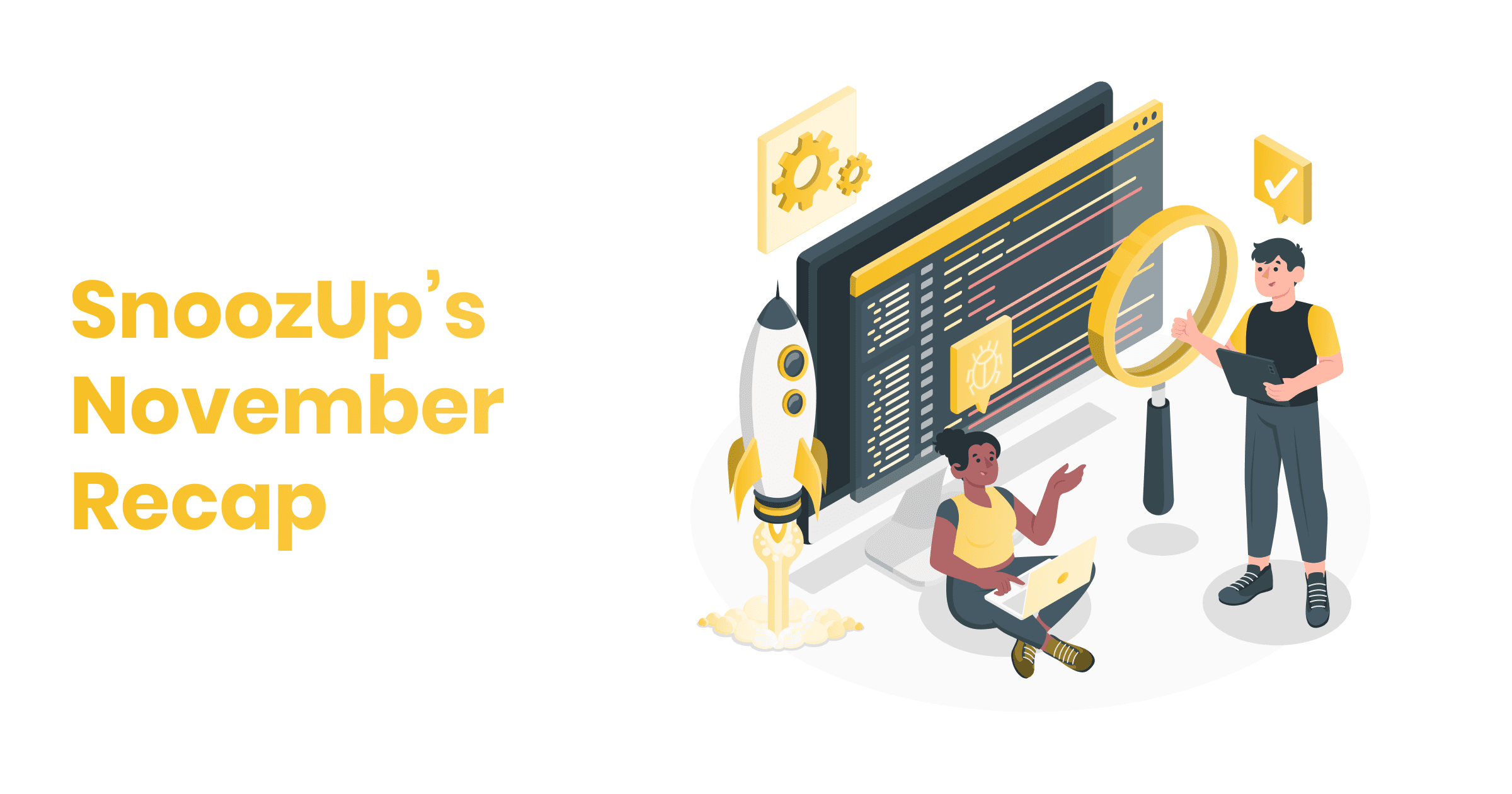 November was a big growth month for SnoozUp. Explore user milestones, leaderboard winners, a new holiday campaign, and product updates that improved profiles, referrals, and app performance.