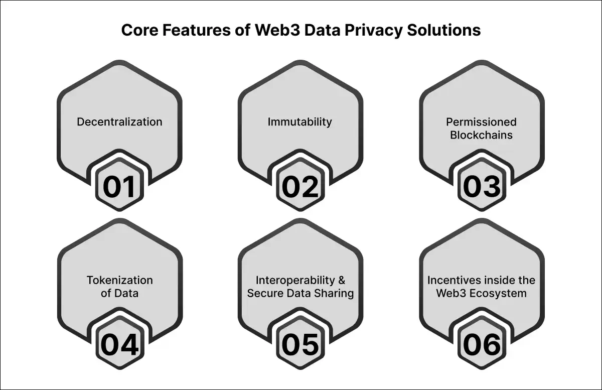 Core Features of Web3 Data Privacy Solutions