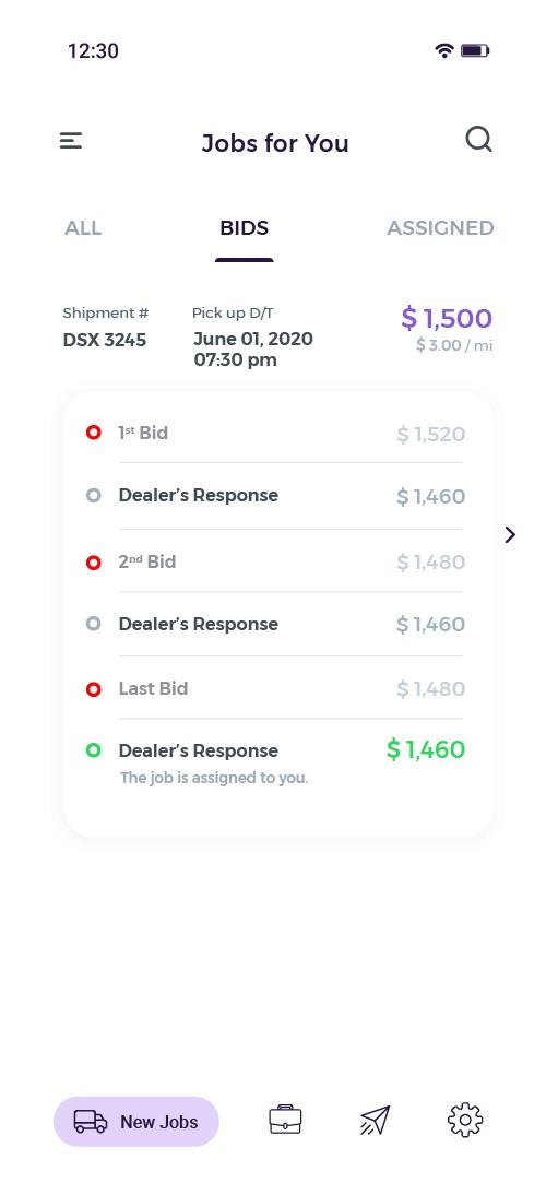 Stowk Mobile view designs